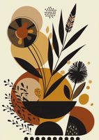 Plakat 67,5x95cm Ogrody Geometryczne