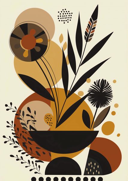 Plakat 67,5x95cm Ogrody Geometryczne zdjęcie 1