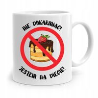 Dla Dietetyka Dietetyczki Kubek Jestem Na Diecie! Z Nadrukiem Ze Zdjęciem