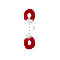 shots toys kajdanki z miękkim futrem - wygodny mechanizm blokujący