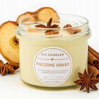 PIECZONE JABŁKO Zapachowa świeca sojowa ręcznie robiona jesienna