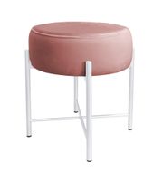 Taboret Pola noga metalowa biała MG58
