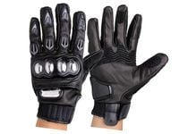 RĘKAWICE MOTOCYKLOWE SKÓRZANE PRO-BIKER RĘKAWICZKI QUAD MTB CROSS MOTOR ENDURO L