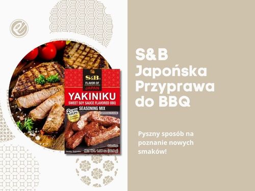 S&B Yakiniku Sweet Soy Sauce japońska przyprawa do BBQ 30,8g na Arena.pl