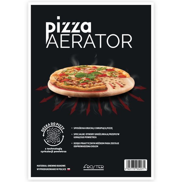 Pizza Aerator Deska do Pizzy Patera Taca 35 cm zdjęcie 11