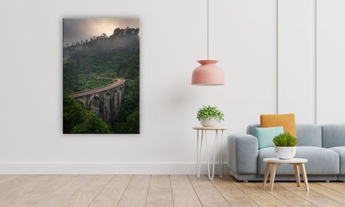 OBRAZ NA PŁÓTNIE 045 Kolej 70x100cm na Arena.pl