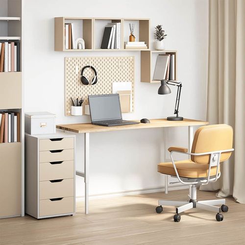 Blat biurka, surowe, 140x50x2,5 cm, lite drewno dębowe na Arena.pl