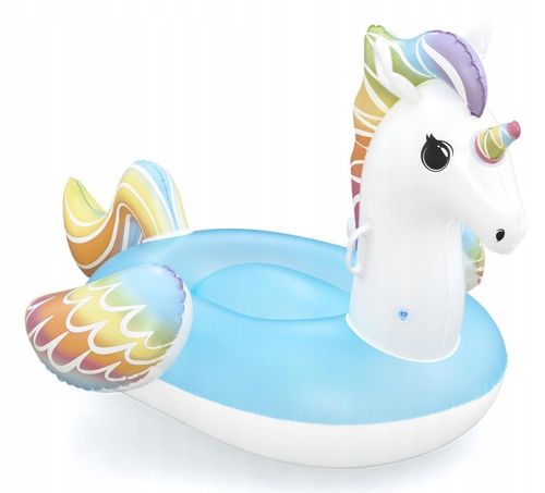 41114 Dmuchany JEDNOROŻEC materac 1,55 mx1,19 CM DLA DZIECI UCHWYTY BESTWAY na Arena.pl