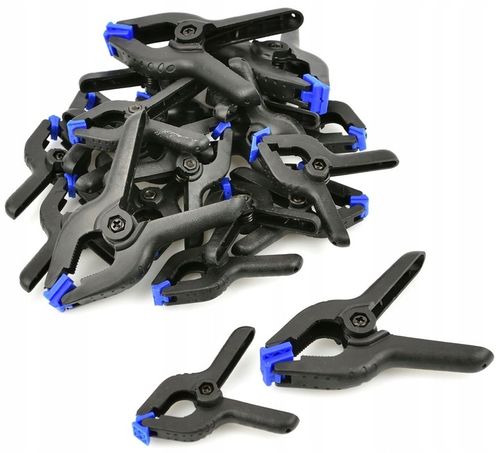 Zestaw ścisków sprężynowych 22 ściski 18x65mm 4x90mm modelarskie na Arena.pl