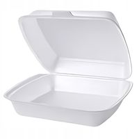Styropianowy Pojemnik Obiadowy Niedzielony Opakowanie Jednorazowe Na Wynos