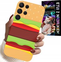ETUI DO SAMSUNG GALAXY S24 ULTRA - CASE BURGER CHEESEBURGER OBUDOWA PREZENT