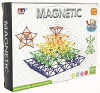 KLOCKI MAGNETYCZNE KONSTRUKCYJNE EDUKACYJNE UKŁADANKA 250 szt DLA DZIECI