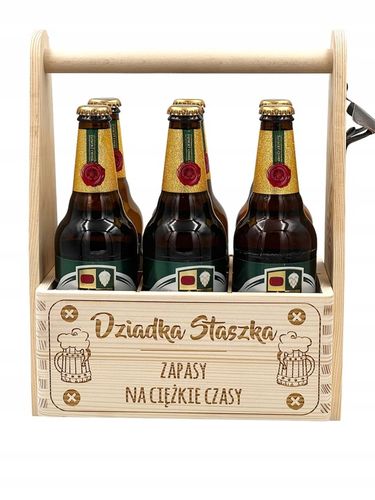 SKRZYNKA na PIWO nosidło prezent urodziny GRAWER!! na Arena.pl