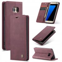ETUI Z KLAPKĄ DO GALAXY S7 EDGE SKÓRZANE PORTFEL CASE POKROWIEC ZAMYKANE
