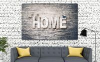 Foto obraz na płótnie "Home - napis" 40x30