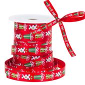 Wstążka Taśma Tasiemka Dekoracja Ozdoba Świąteczna Na Prezent 4,5M