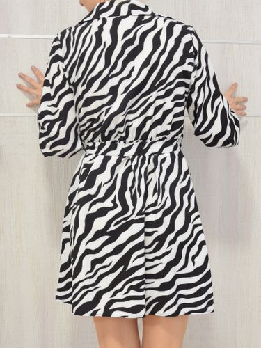 Sukienka Zebra oversize na Arena.pl