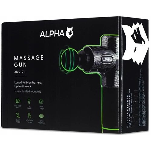 Masażer ALPHA Gun AMG-01 Czarny na Arena.pl