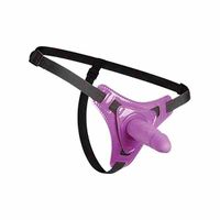 Dildo Ouch Z Uprzężą Strap-On 11Cm Fiolet