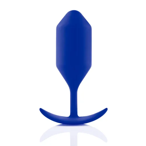 b-vibe snug plug 4 navy - anatomiczna zatyczka, silikon, 255g na Arena.pl