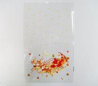 opakowanie ozdobne 25x40cm 50szt. gwiazdki |  wor-0004cz