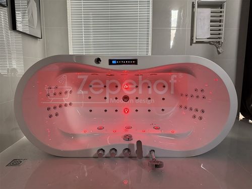 PIĘKNA OWALNA WANNA Z HYDROMASAŻEM 170X80 z 1 ODLEW GRZAŁKA na Arena.pl