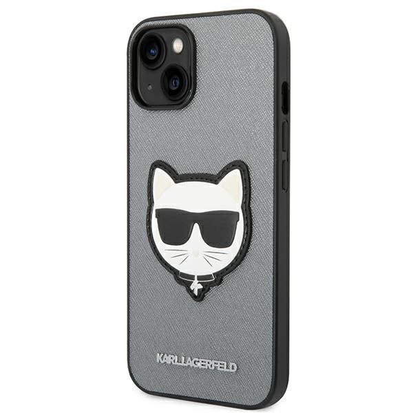 Etui Karl Lagerfeld do iPhone 15 Plus, iPhone 14 Plus, Srebrny zdjęcie 2