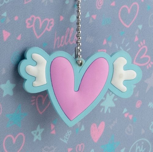 TORNISTER SZKOLNY PLECAK DLA DZIEWCZYNEK SZARY Z KOTKIEM GoPack na Arena.pl