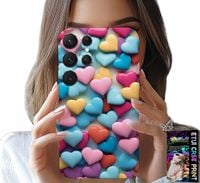ETUI DO SAMSUNG GALAXY S22 Ultra - KOLOROWE SERCA MOŻLIWOŚĆ PERSONALIZACJI