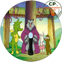 Opłatek na tort Tabaluga