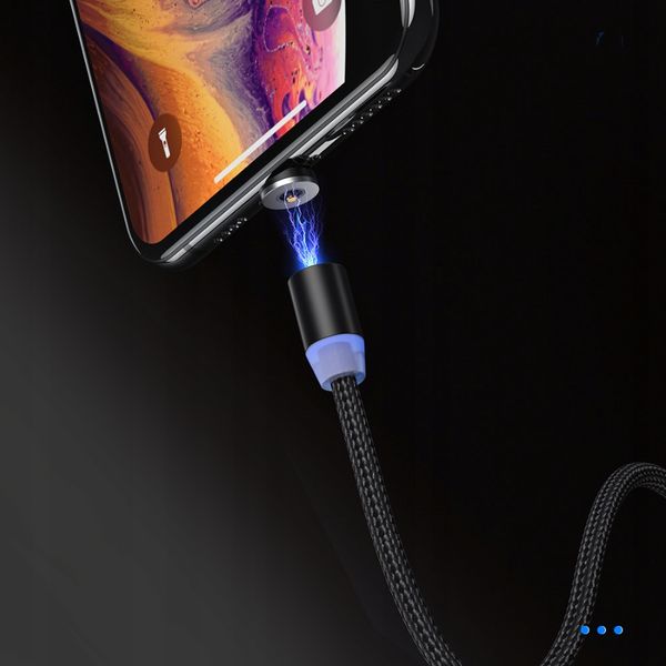 KABEL MAGNETYCZNY 3w1 MICRO TYP-C do IPHONE USB-C zdjęcie 9