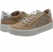 Marco Tozzi Damskie modne trampki - Nude Comb R-38