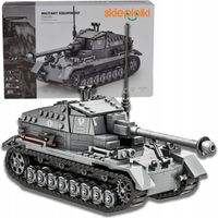 KLOCKI KONSTRUKCYJNE CZOŁG BOJOWY CIĘŻKI ZESTAW DLA DZIECI MILITARIA MODEL