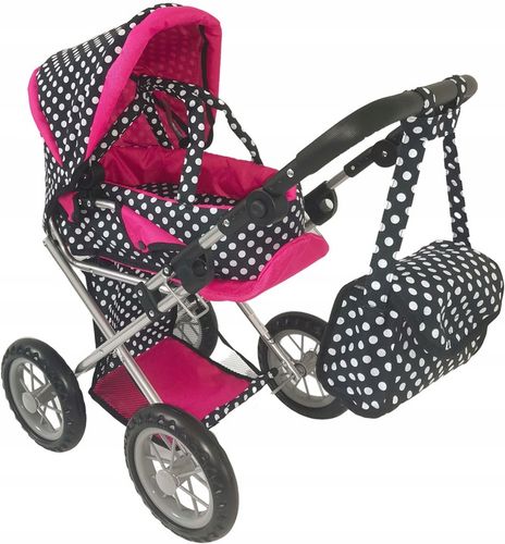 WÓZEK DLA LALEK SPACERÓWKA GONDOLA 3w1 + NOSIDEŁKO na Arena.pl