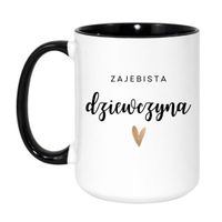 Duży Biało-Czarny 450 ml
