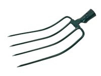 widły ogrodnicze 4-zębne zielone  g72050