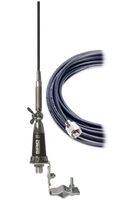 Antena CB Sirio GL-27 Karawan. Bezmasowa. Kamper, bus, pojazdy z tworzywa.