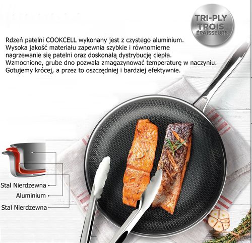 Patelnia wok 28 cm Cookcell na Arena.pl