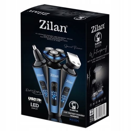 GOLARKA MĘSKA TRYMER MASZYNKA DO BRODY GŁOWY NOS USZY WET&DRY USB AION na Arena.pl