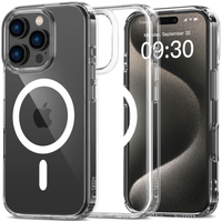 tech-protect flexair hybrid magsafe iphone 16 pro clear