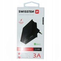 Ładowarka adapter 2x USB 3A z uchwytem SWISSTEN