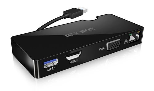 IcyBox IB-DK401 USB,VGA,HDMI,LAN na Arena.pl