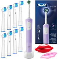 Szczoteczka Elektryczna do Zębów Oral-B Vitality Pro D103 Fioletowa Zestaw