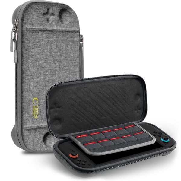 Etui Tech-Protect Slim Pouch do Nintendo Switch 2 Dark Grey zdjęcie 1