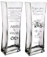 Wazon z grawerem prezent podziękowanie rodzicom