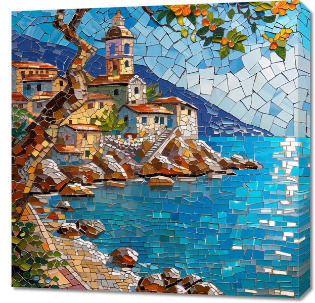 Obraz 70x70cm Mozaikowa Układanka zdjęcie 1
