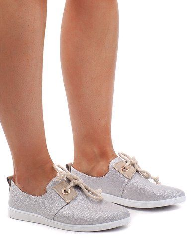 SZNUROWANE TRAMPKI VT79-3 SILVER 40 na Arena.pl