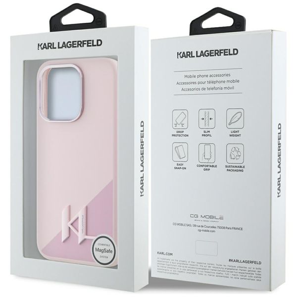etui karl lagerfeld silicone shadow      metal initial magsafe do zdjęcie 8