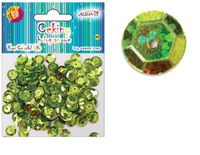 cekiny hologramowe J. ZIELONE 8mm 10g | MT-659