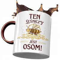 Kubek Bordowy Dla Leśniczego Ten Leśniczy Jest Z Nadrukiem Ze Zdjęciem